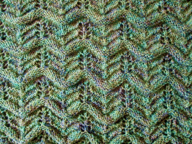 Leaf Panel – Free Knitting Pattern | Lemon Balm